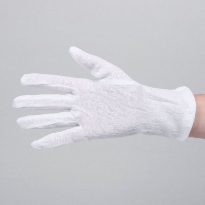 cotton gloves, 1 pair